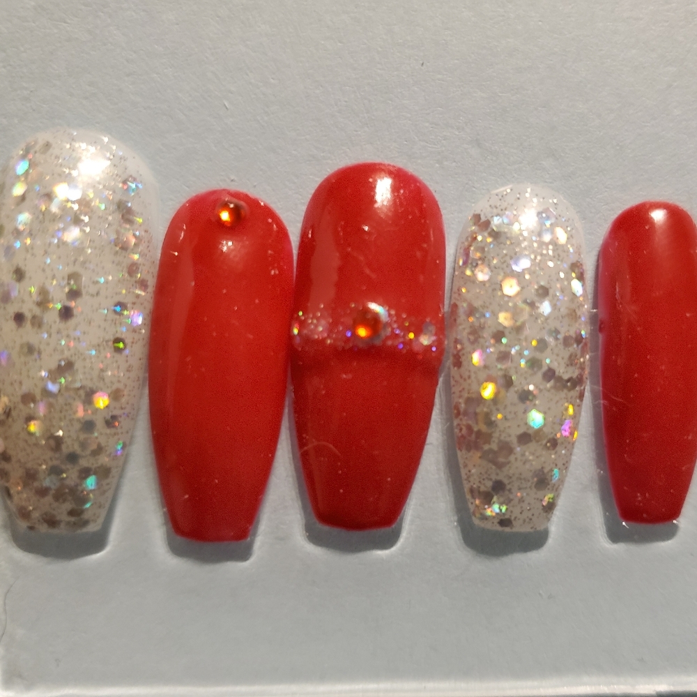 Crystal Light Press On Nails